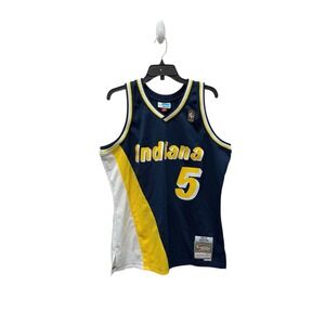 Jalen‎ Rose Indiana Pacers Mitchell & Ness Jersey NBA Mens L Basketball